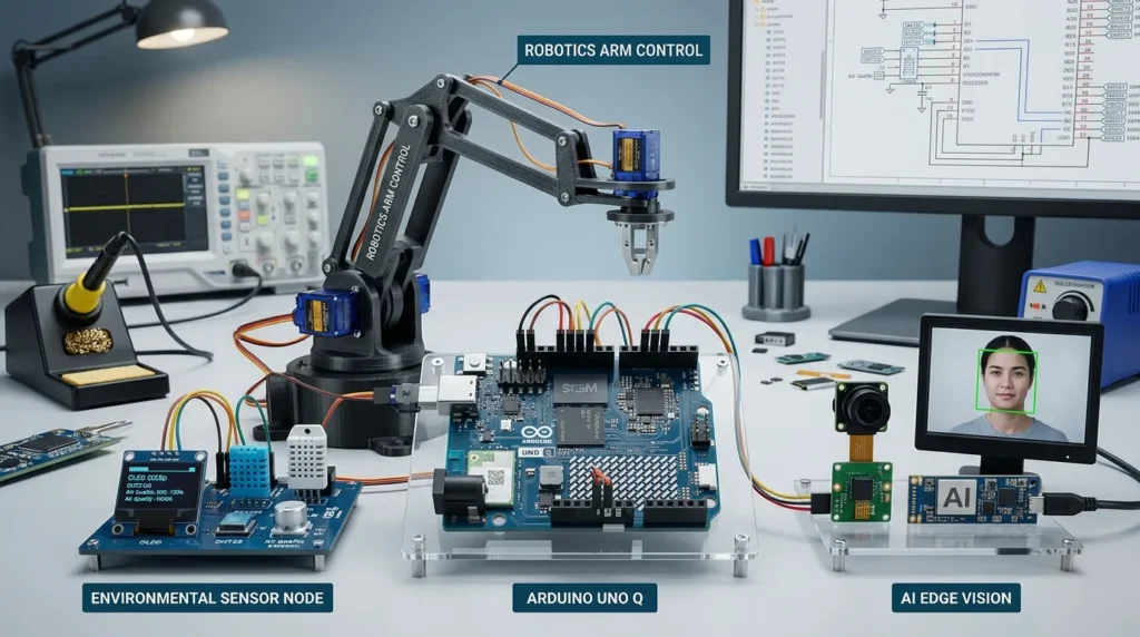 Arduino UNO Q projects and applications