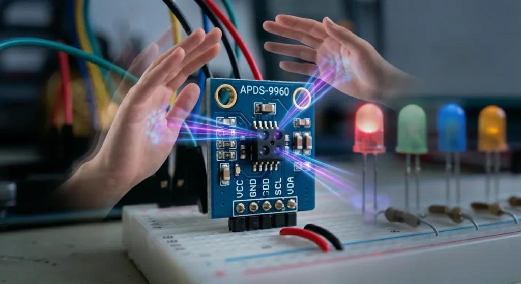 How to Interface APDS9960 Gesture Sensor With Arduino – Complete Guide