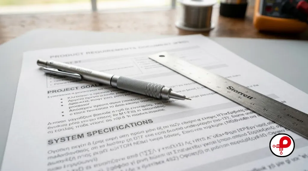 product requirements document for electronic product design