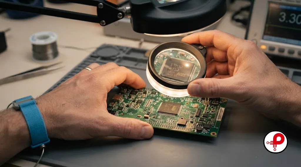 Inspecting components per electronic component selection guidelines to avoid counterfeits
