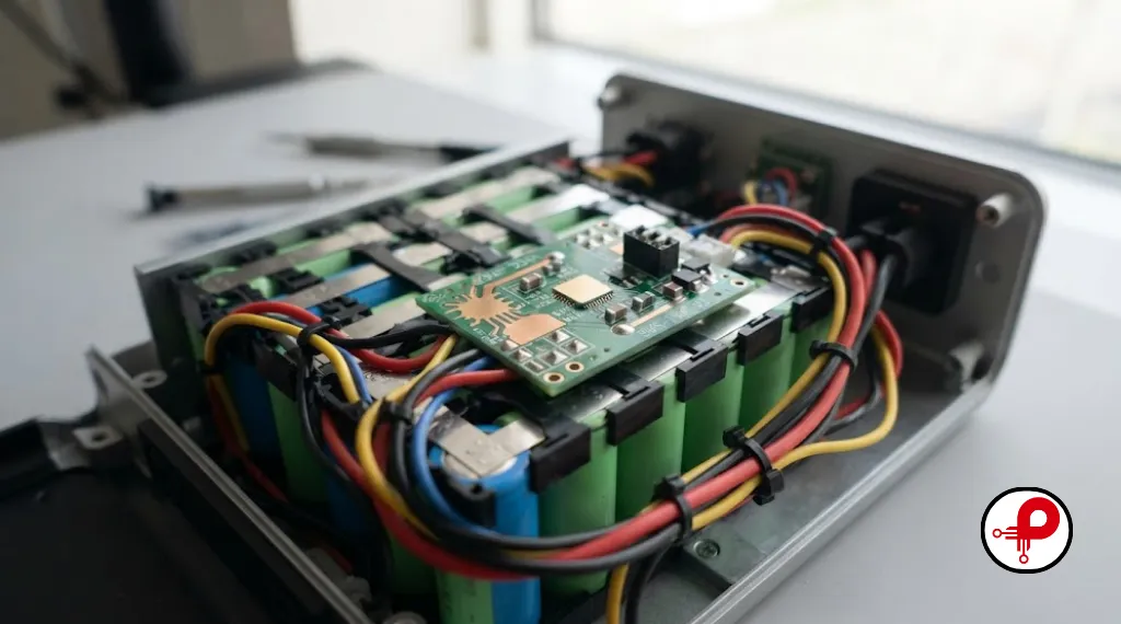 Battery management system design inside a portable power station
