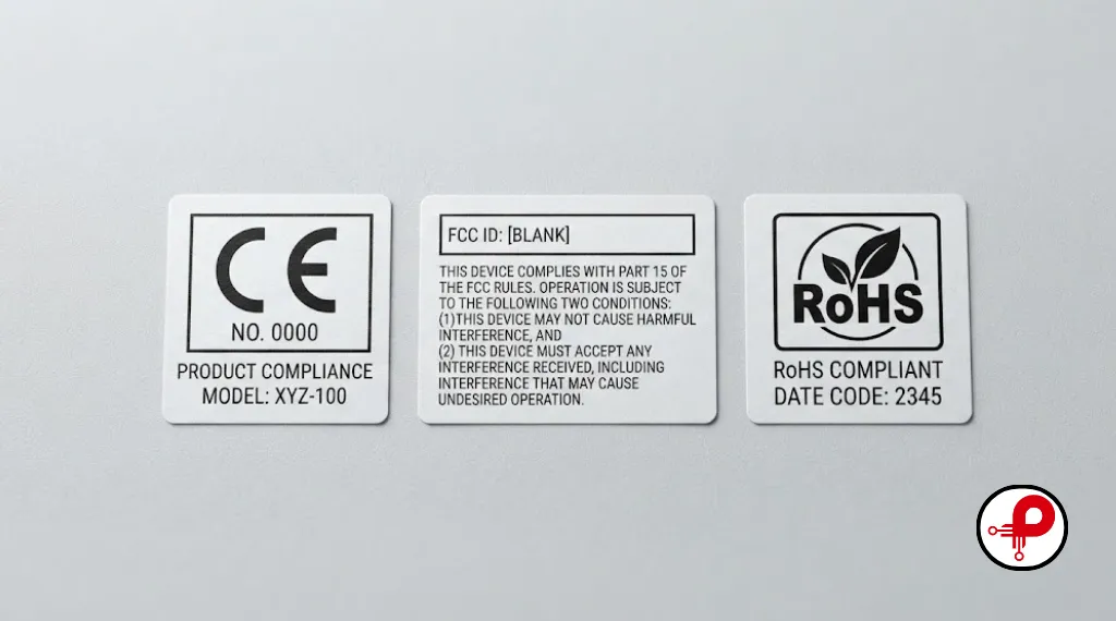 which certifications an electronic product needs CE FCC RoHS