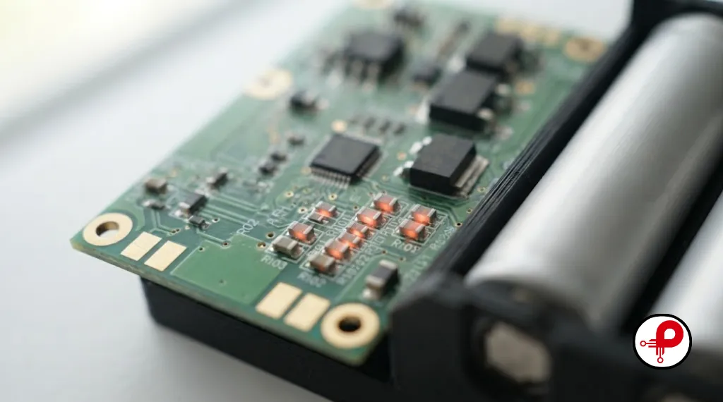 Cell balancing circuit on a battery management system board