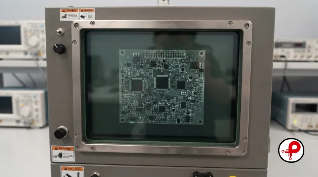 x ray inspection for pcb equipment close up photo