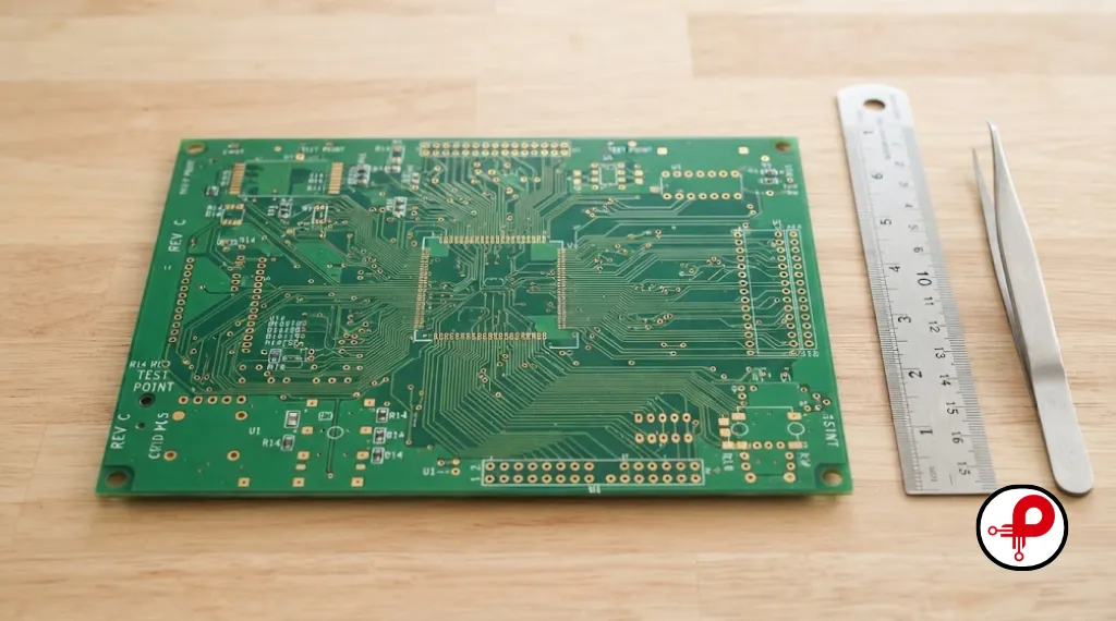 PCB layout workspace showing step-by-step EMI EMC PCB design guidelines