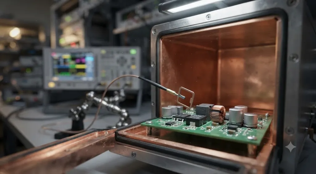 EMI and EMC testing during electronic product certification