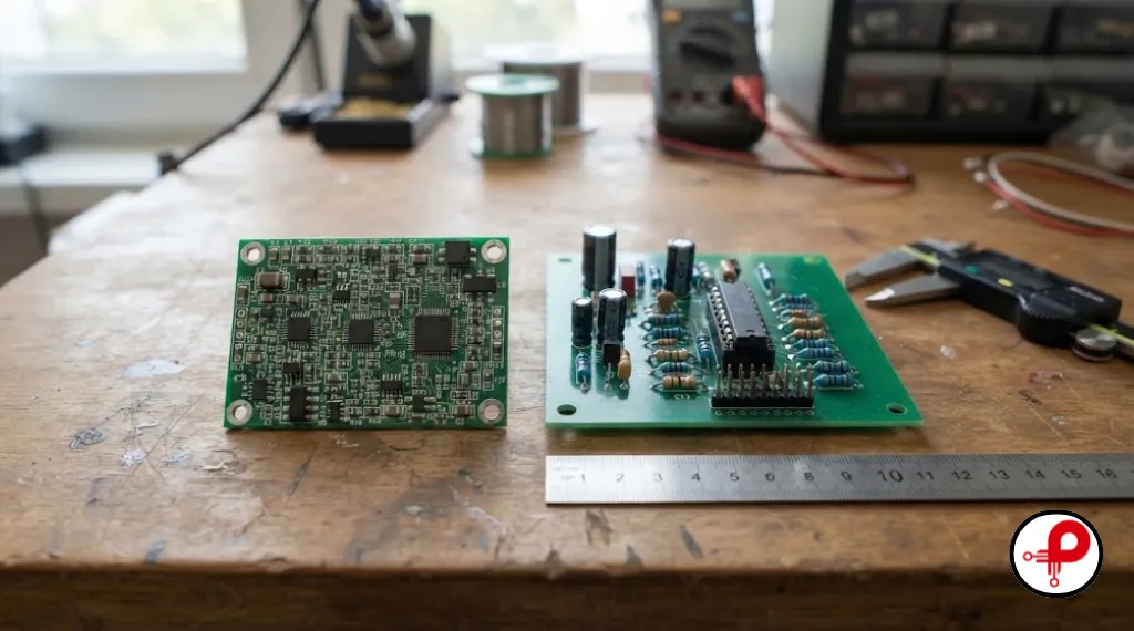 SMT vs Through-Hole cost size and manufacturing comparison