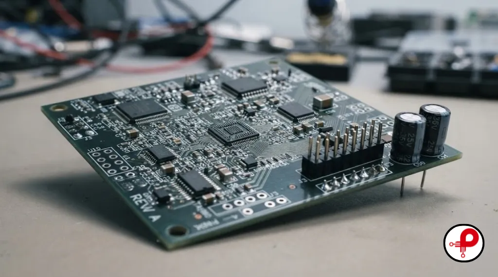 SMT vs Through-Hole technology used together on one board