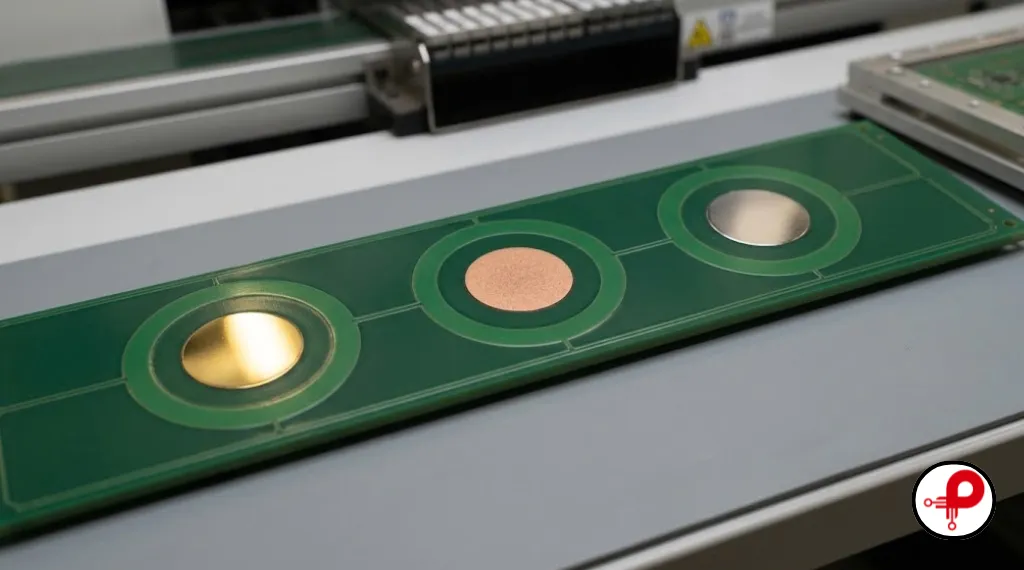Fiducial pads with different surface finishes compared for PCB Fiducials Design contrast and flatness