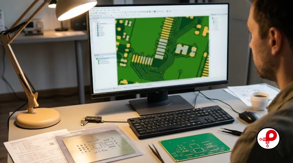PCB stencil ordering checklist with Gerber paste layer files
