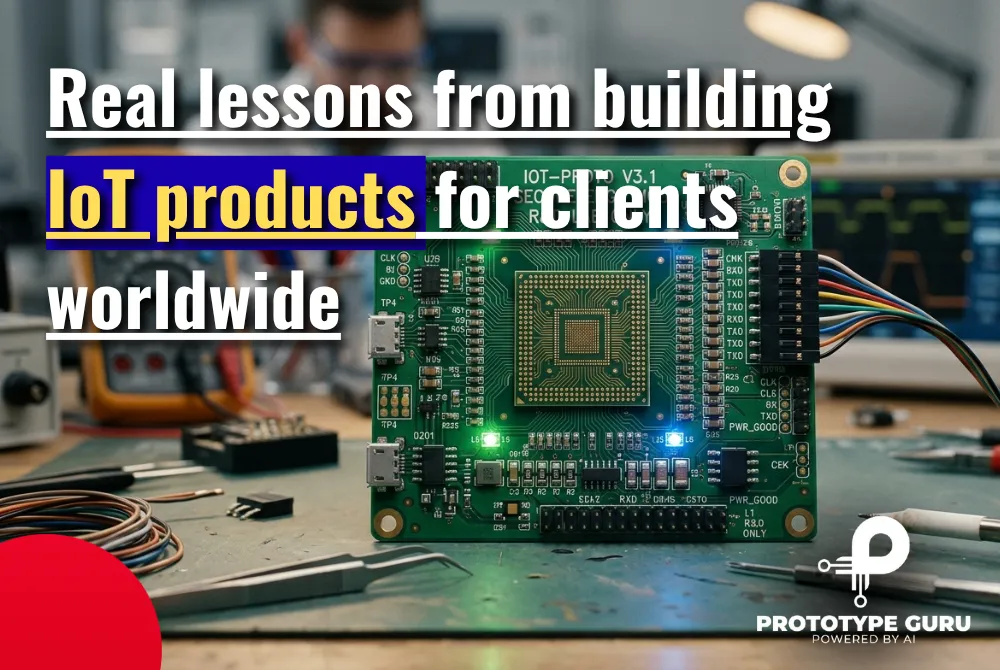 Real lessons from building IoT products for clients worldwide