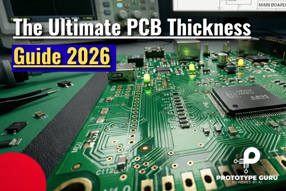 The Ultimate PCB Thickness Guide 2026: Standards, Charts, Tolerances & Layer Thickness Explained