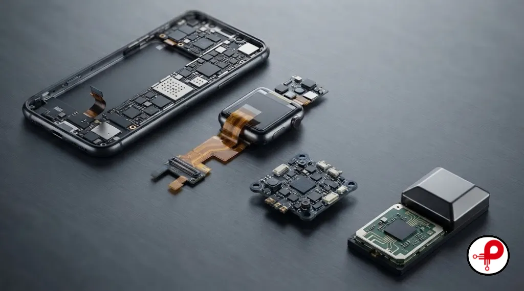 HDI PCB design applications in smartphones, smartwatches, drones and automotive radar electronics