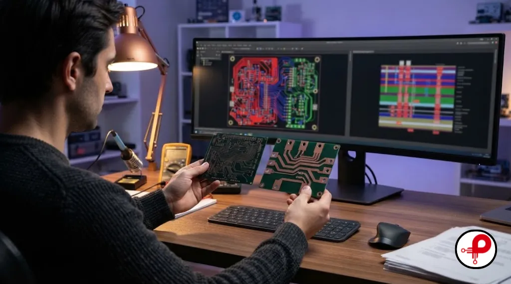 How to choose the right PCB copper thickness by comparing circuit board samples during PCB design